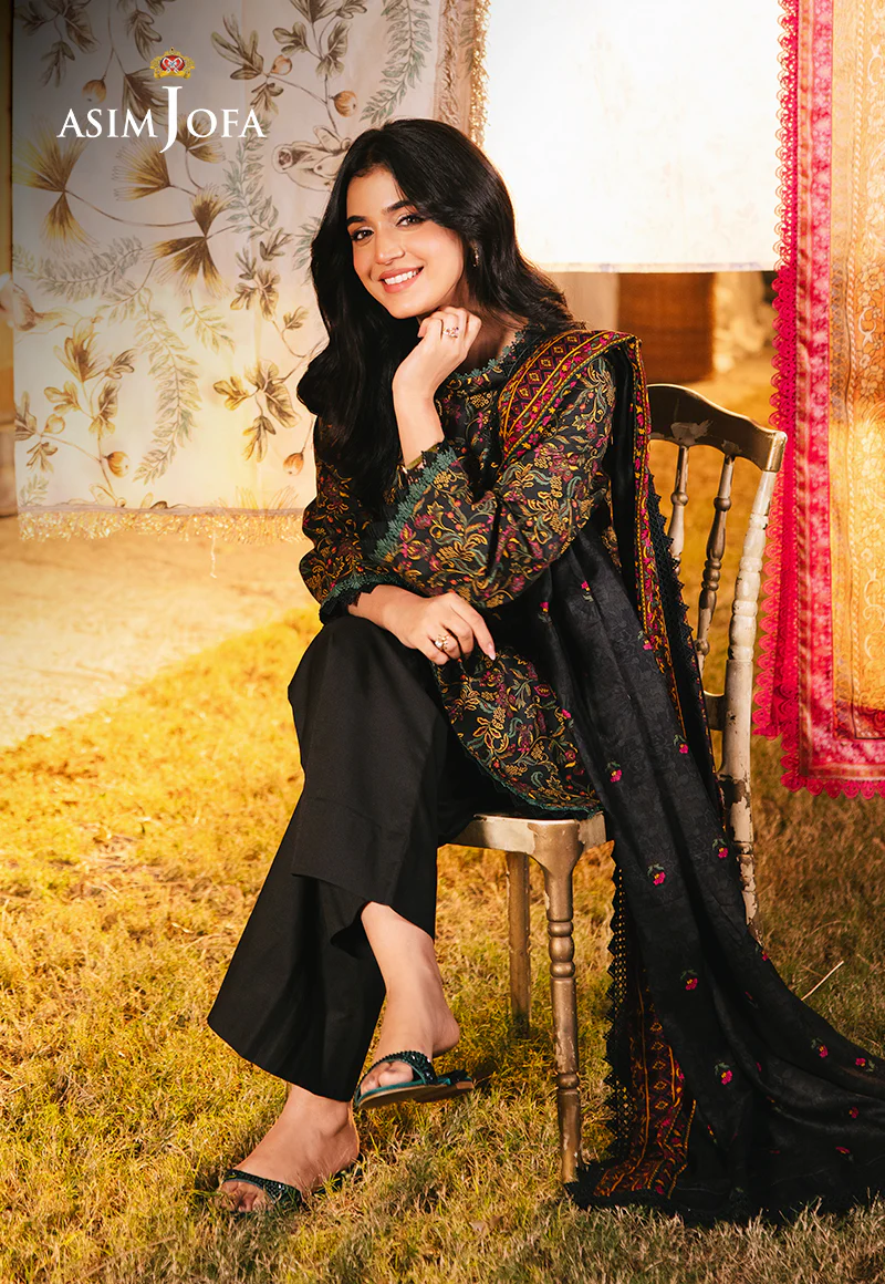 AJUBJ-25 PRINTED LAWN 3 PC - Image 3