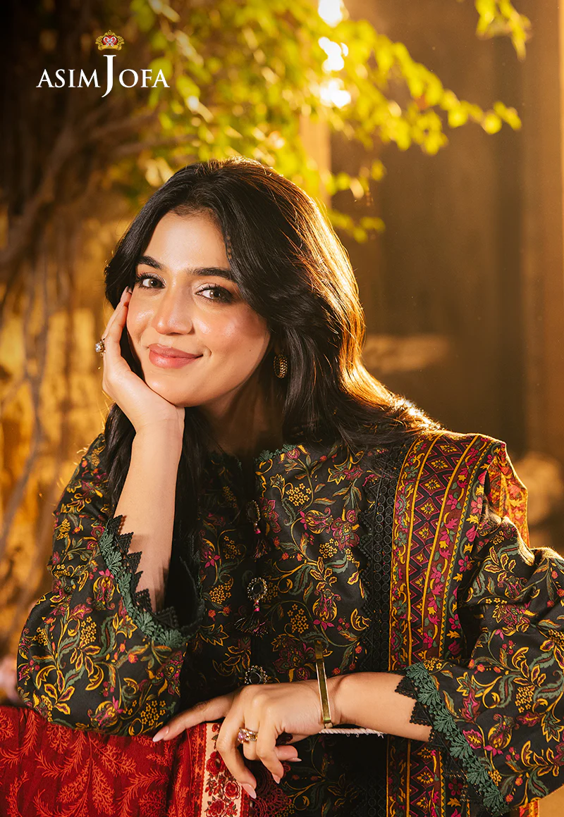 AJUBJ-25 PRINTED LAWN 3 PC - Image 7