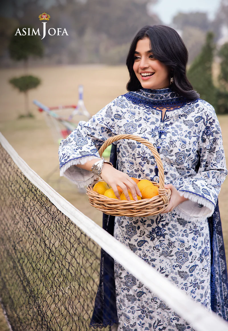 AJUBJ-35 PRINTED LAWN 3 PC - Image 5
