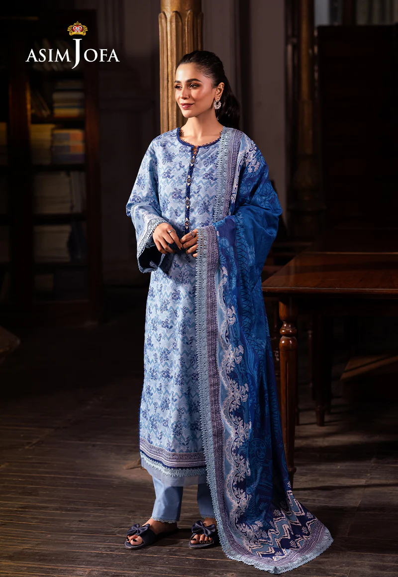 AJUBJ-39 Printed Lawn 3 Pcs - Image 2