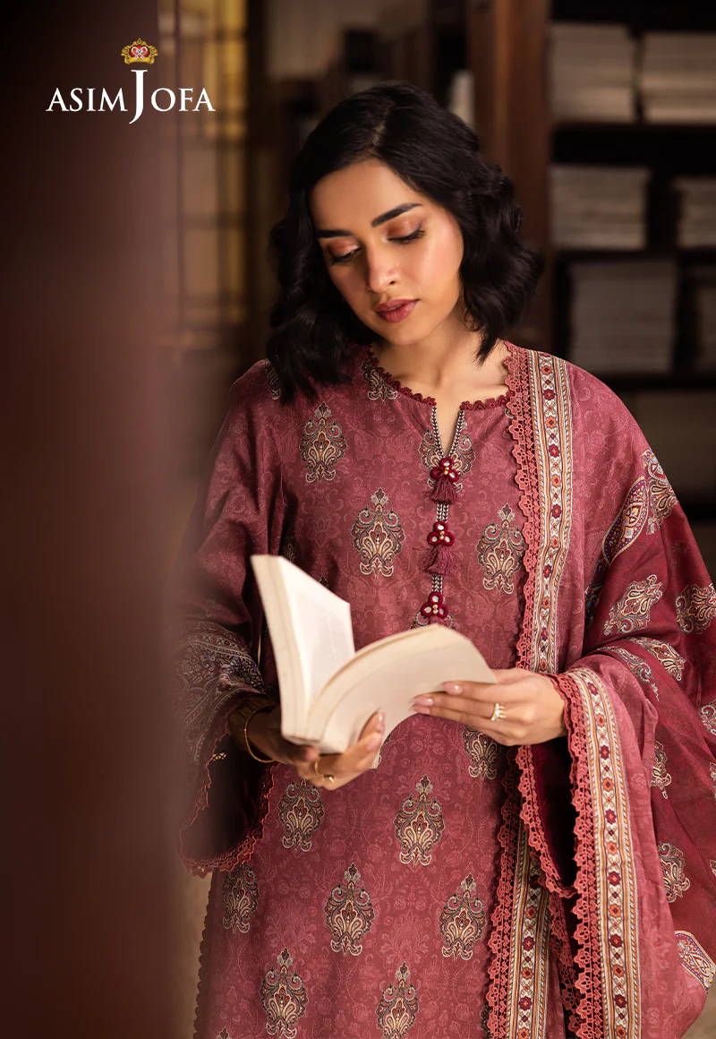 AJUBJ-43 PRINTED LAWN 3 PC - Image 4