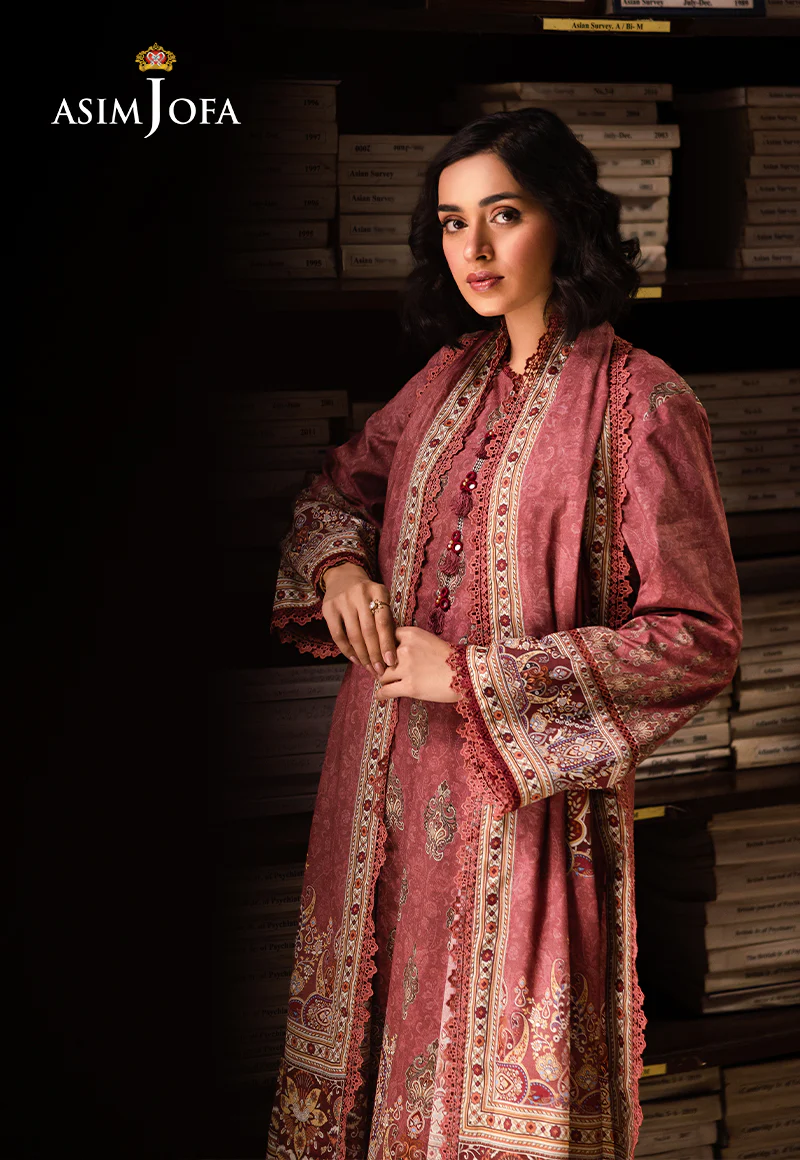 AJUBJ-43 PRINTED LAWN 3 PC - Image 5