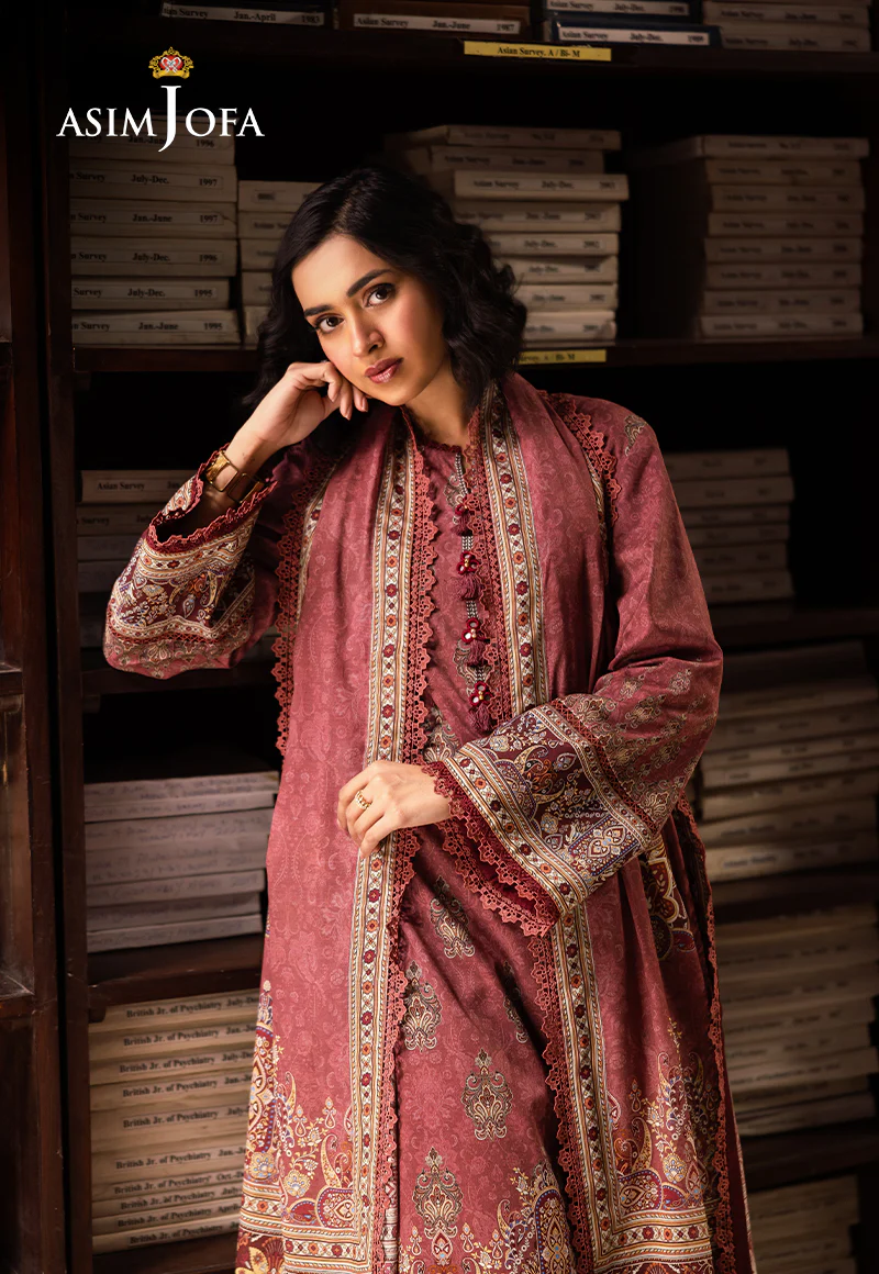 AJUBJ-43 PRINTED LAWN 3 PC - Image 7