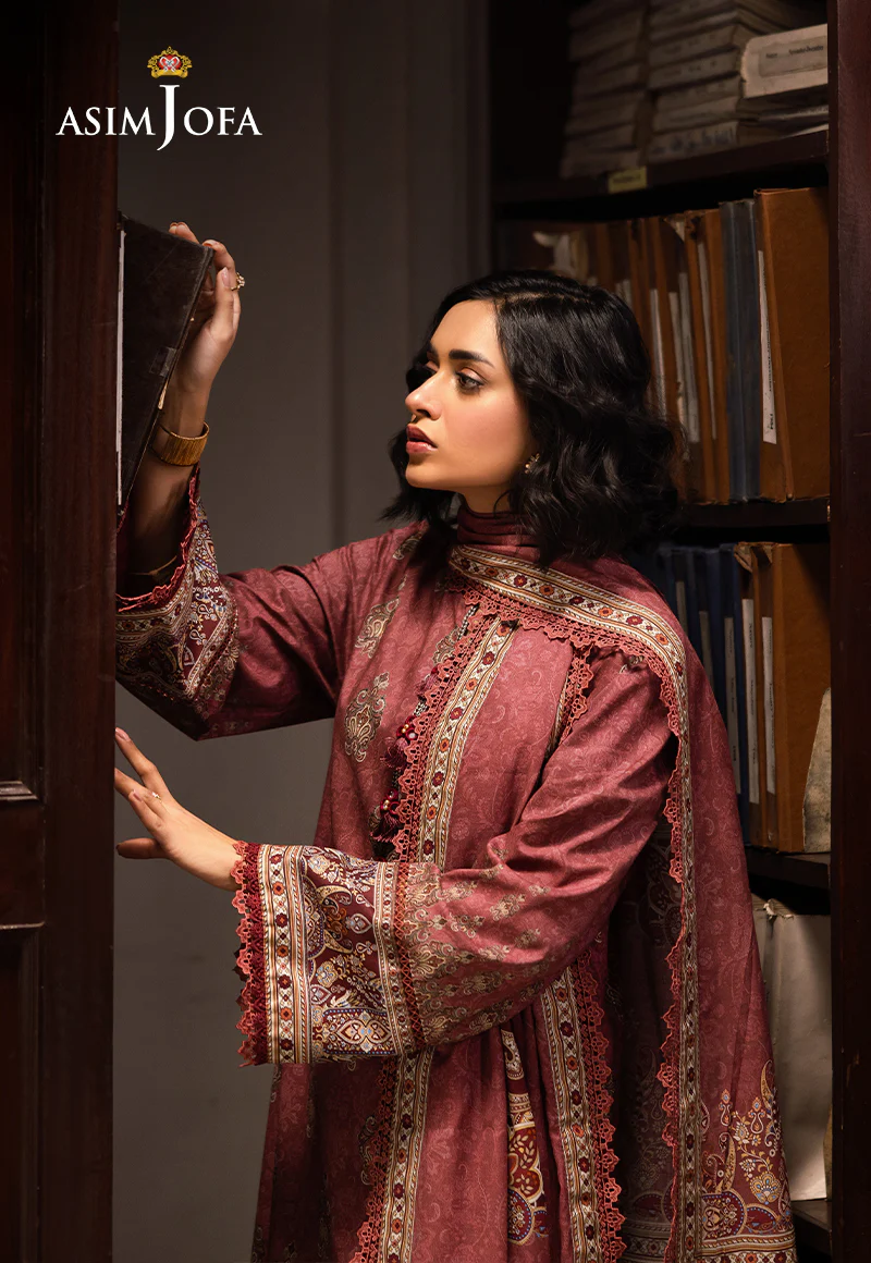 AJUBJ-43 PRINTED LAWN 3 PC - Image 8