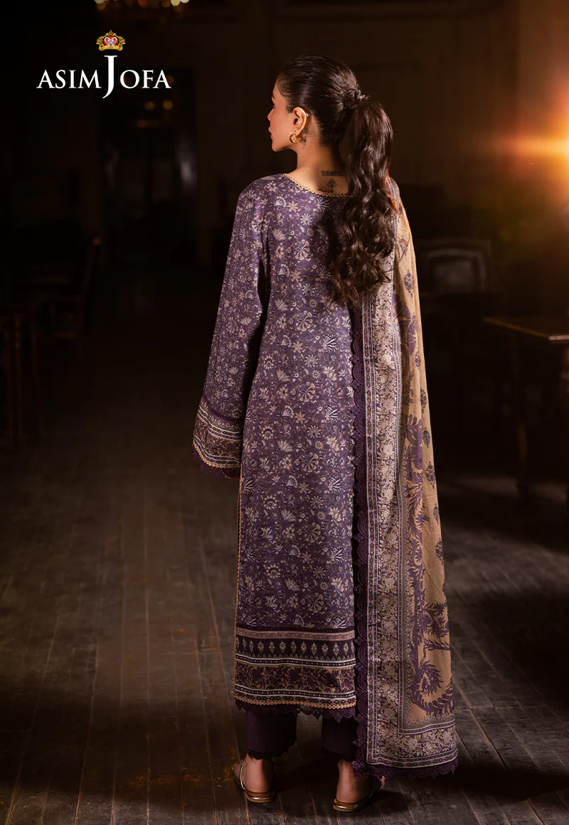 AJUBJ-48 PRINTED LAWN 3 PC - Image 2