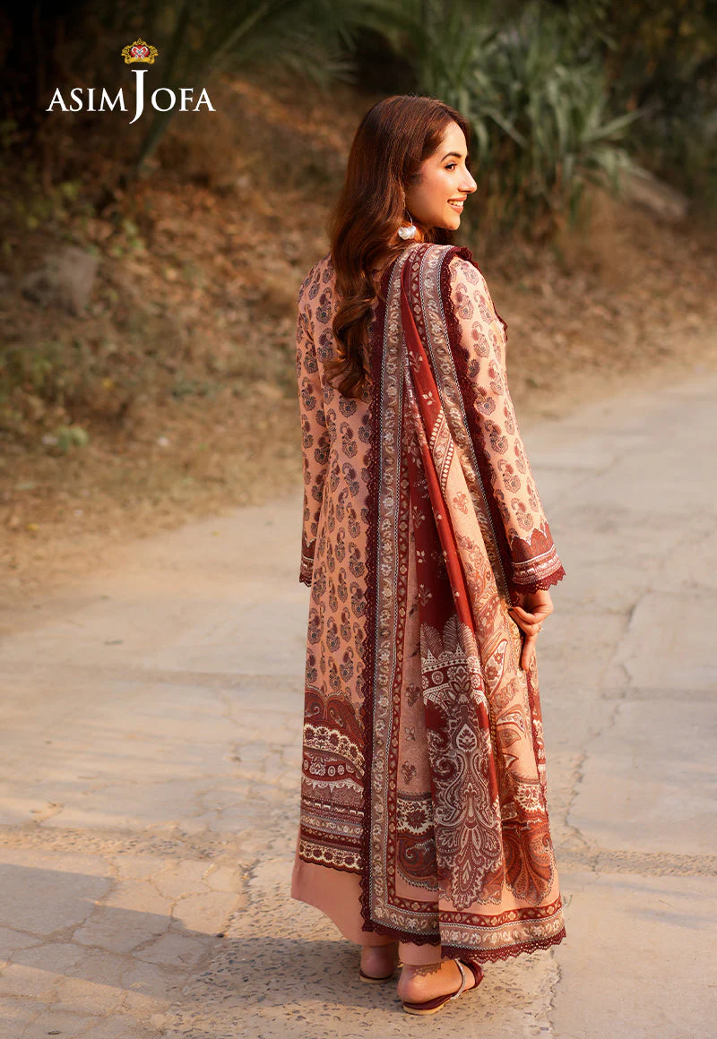 AJUUB-18 Printed Lawn 3 Pcs - Image 2