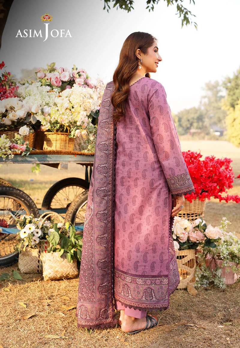 AJUUB-19 Printed Lawn 3 Pcs - Image 2