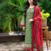 AJUUB-40 PRINTED LAWN 3 PC