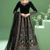 3 Piece Embroidered Velvet Suit | SF-W24-17
