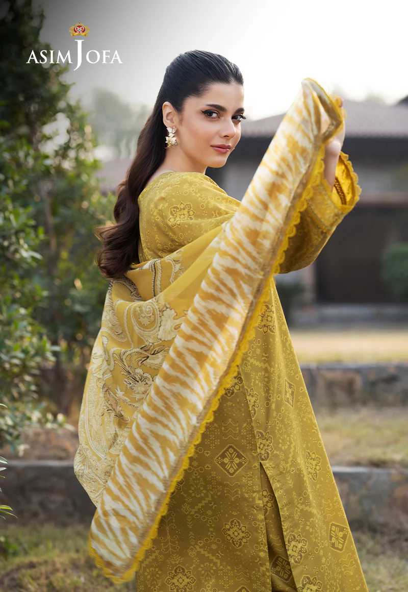 AJPB-91 PRINTED EMBROIDERED CAMBRIC 3 PCS - Image 2