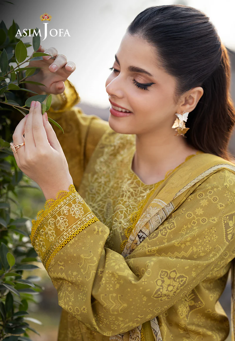 AJPB-91 PRINTED EMBROIDERED CAMBRIC 3 PCS - Image 6