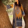 AJUBJ-10 PRINTED EMBROIDERED LAWN 3 PC