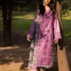 AJUBJ-13 PRINTED EMBROIDERED LAWN 3 PC