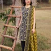 AJUBJ-26 PRINTED LAWN 3 PC