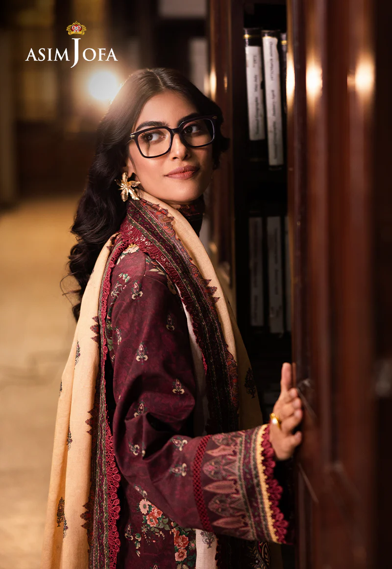 AJUBJ-44 PRINTED LAWN 3 PC - Image 5