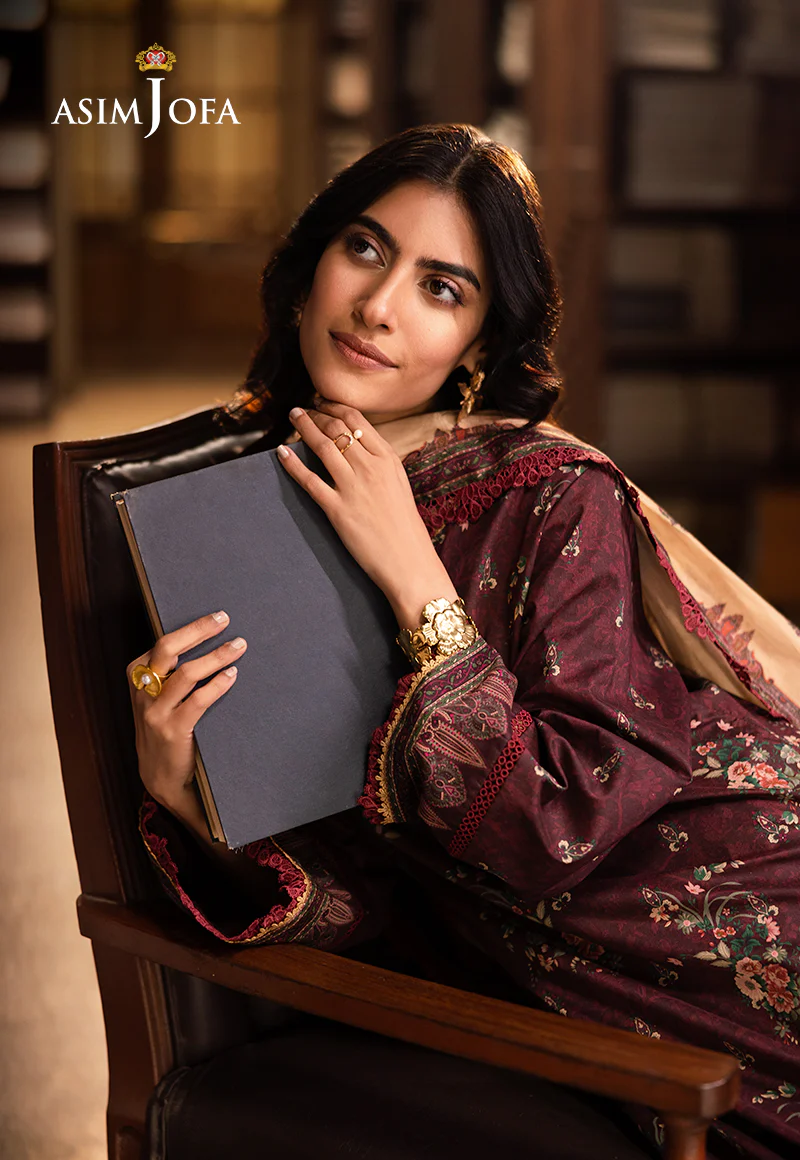 AJUBJ-44 PRINTED LAWN 3 PC - Image 7