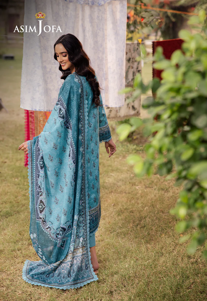 AJUBJ-46 PRINTED LAWN 3 PC - Image 2