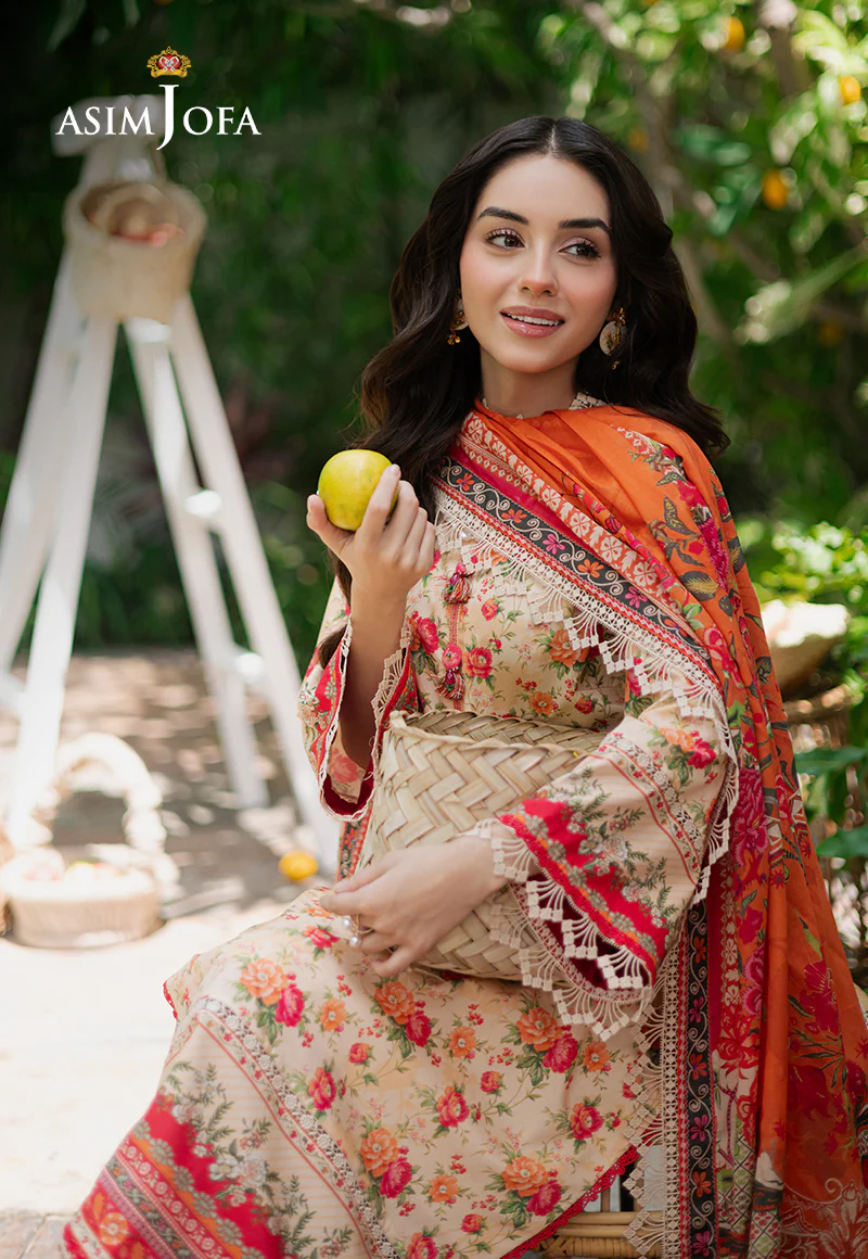 AJUUB-31 PRINTED LAWN 3 PC - Image 7