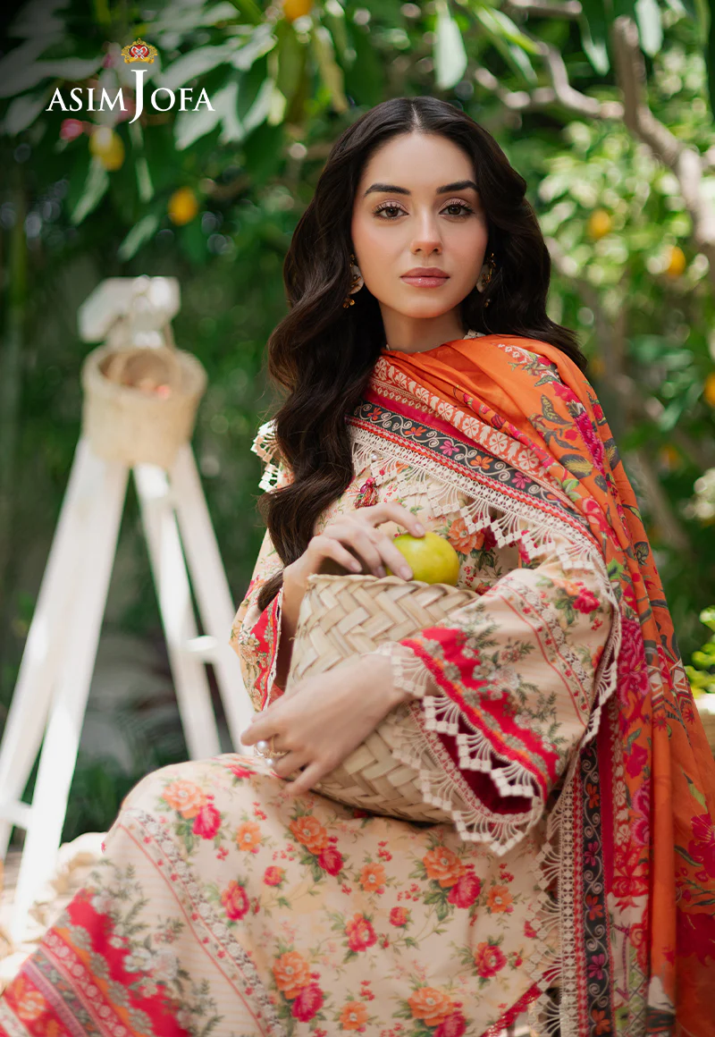 AJUUB-31 PRINTED LAWN 3 PC - Image 8