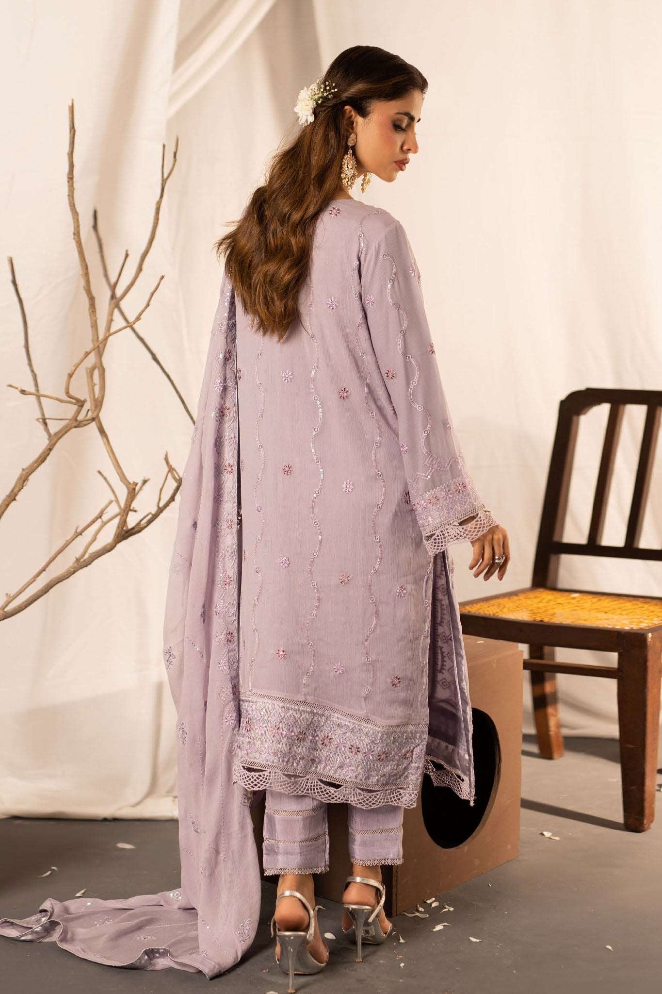 Dastan By Guzel Stitched 3 Piece Luxury Formals Collection'2024-D-04-Shabnam - Image 2