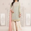3 Piece Embroidered Suit | DW-EF22-06R1