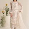 3 Piece Embroidered Organza Suit | DW-EF25-02
