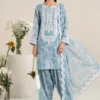 3 Piece Printed Lawn Suit | DW-EF25-124