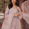 3 Piece Embroidered Dobby Lawn Suit | DW-EF25-151