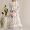 3 Piece Embroidered Self Jacquard Lawn Suit | DW-EF25-49