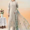 3 Piece Embroidered Lawn Suit | DW-EF25-67