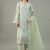 3 Piece Embroidered Lawn Suit | DW-EF25-69