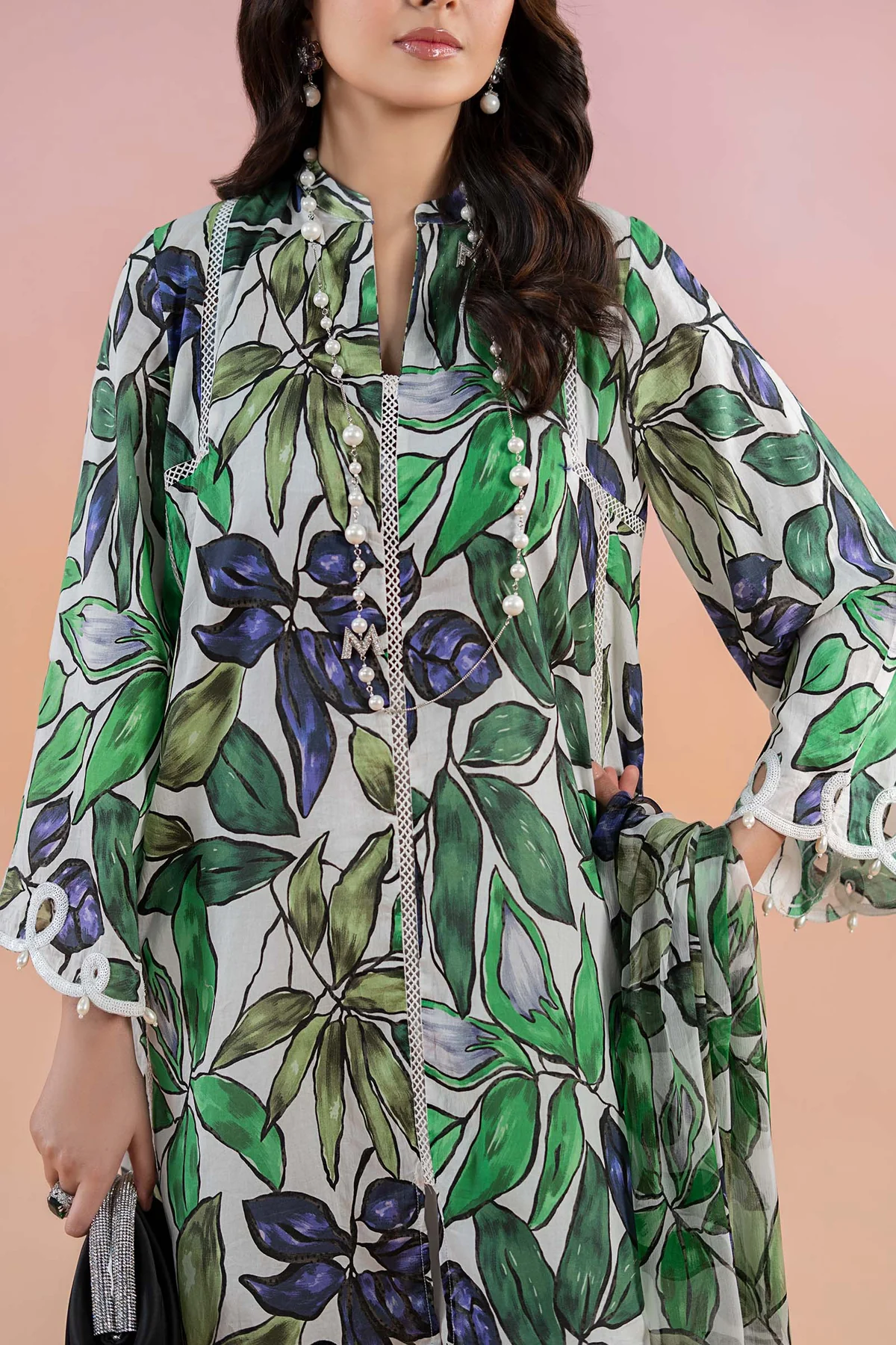 3 Piece Printed Lawn Suit | MPS-2505-A - Image 4