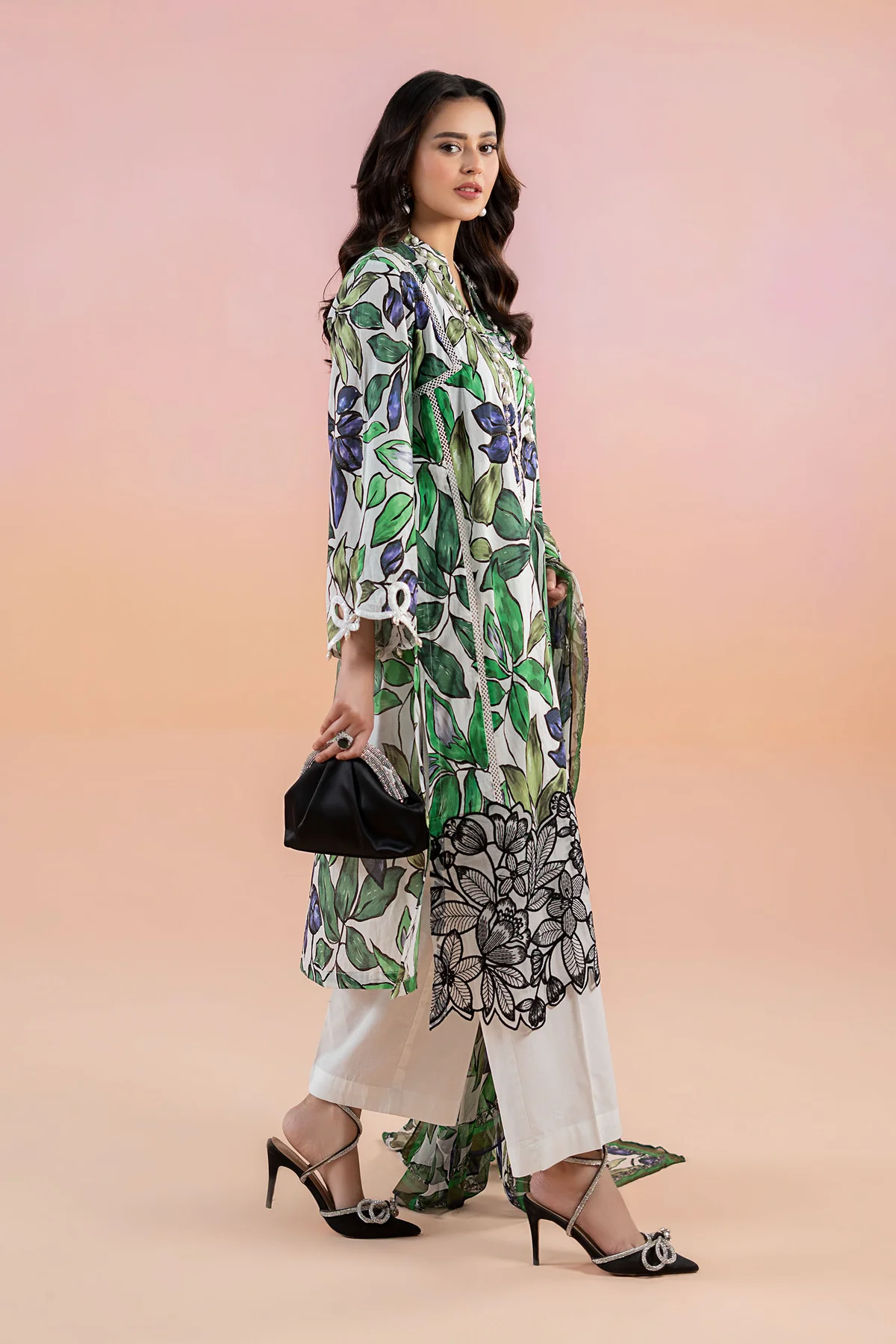 3 Piece Printed Lawn Suit | MPS-2505-A - Image 6
