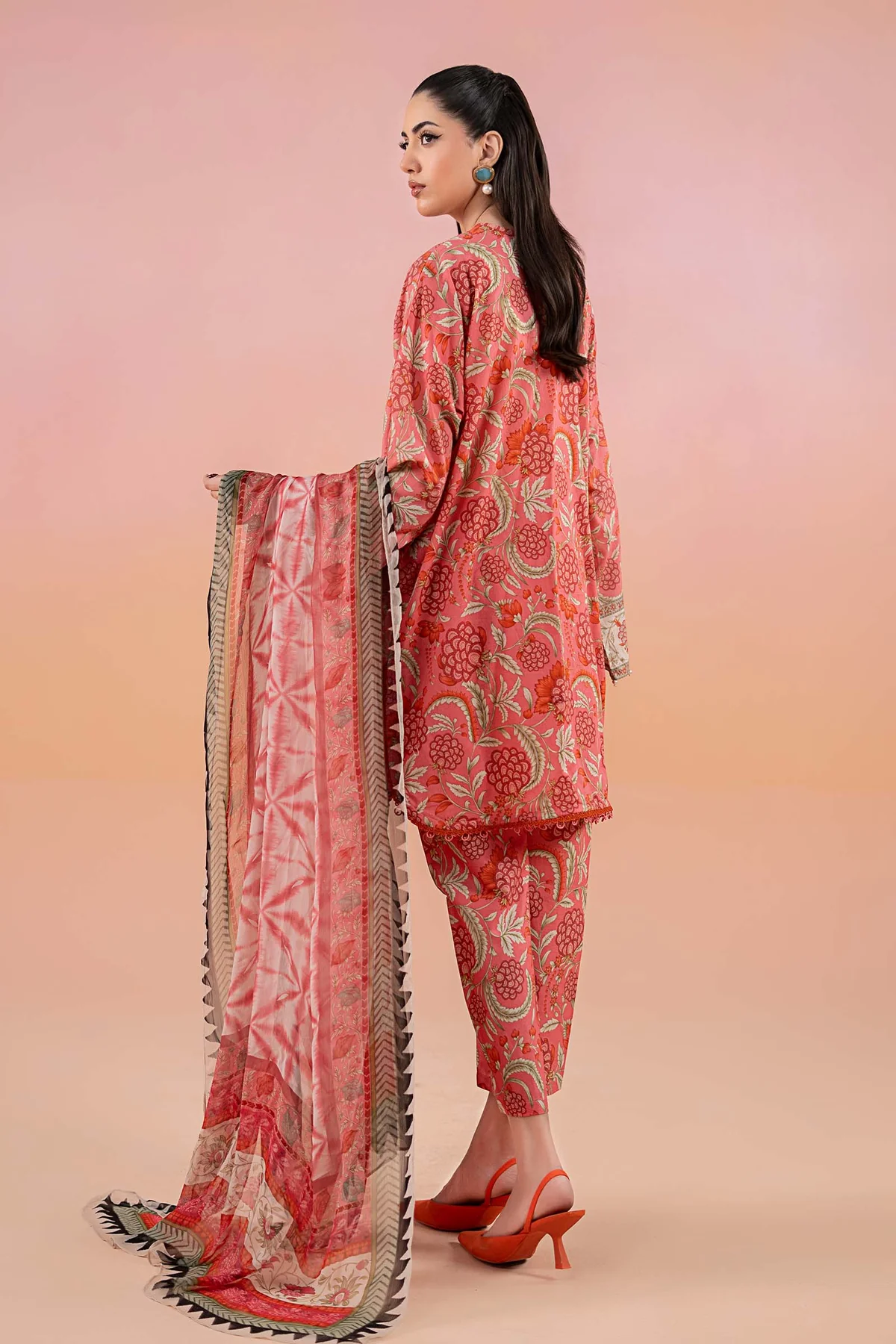 3 Piece Printed Lawn Suit | MPS-2513-A - Image 7