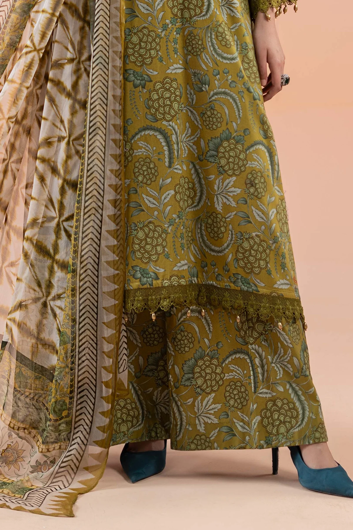 3 Piece Printed Lawn Suit | MPS-2513-B - Image 5