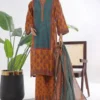 Bin Saeed Stitched 3 Piece Exclusive Printed Lawn Vol-03 Collection'2025-SM-1843-Green