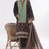 Bin Saeed Stitched 3 Piece Exclusive Printed Lawn Vol-03 Collection'2025-SM-1845-Green