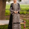 AJELL-03 EMBROIDERED LAWN 3 PCS