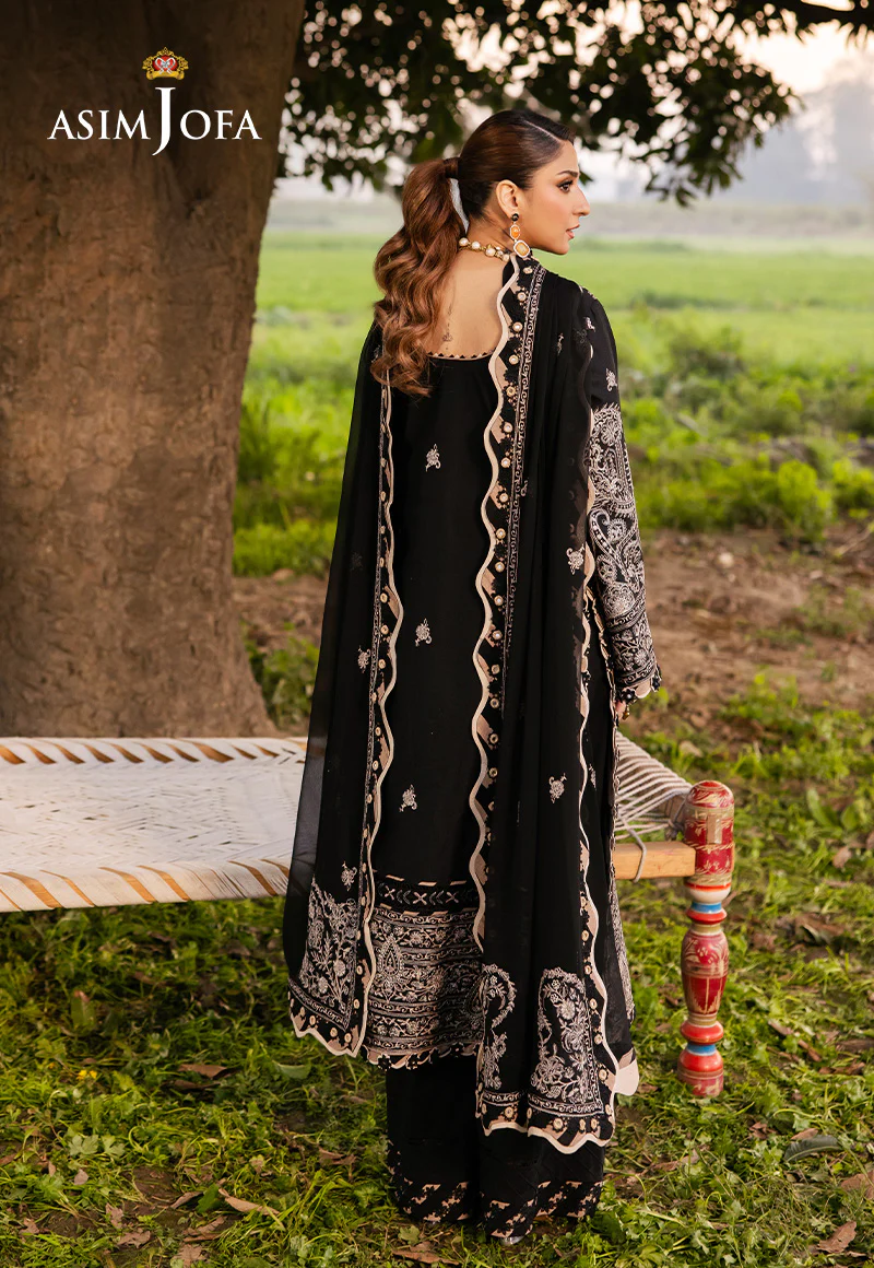 AJELL-03 EMBROIDERED LAWN 3 PCS - Image 2