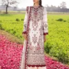 AJELL-08 EMBROIDERED LAWN 3 PCS