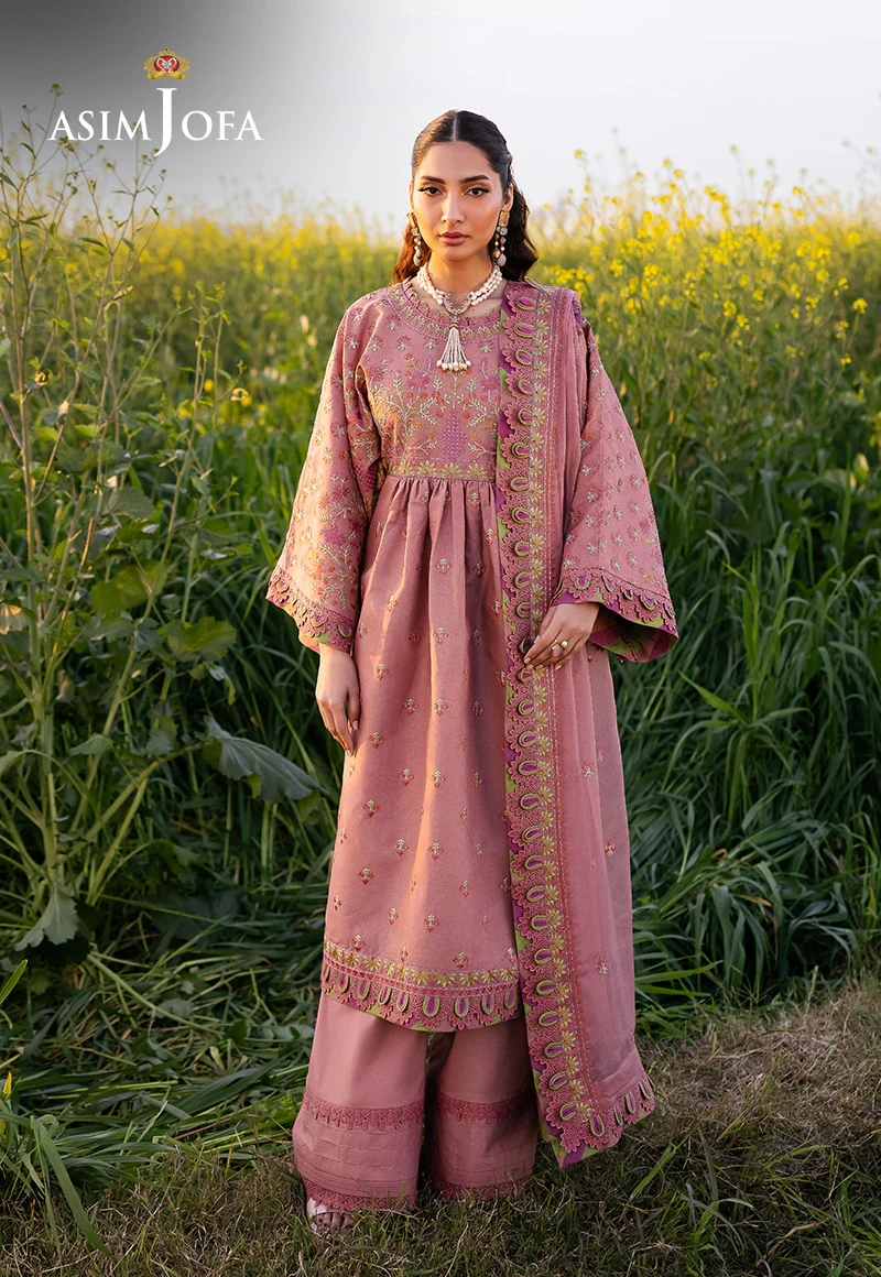 AJELL-16 EMBROIDERED LAWN 3 PCS