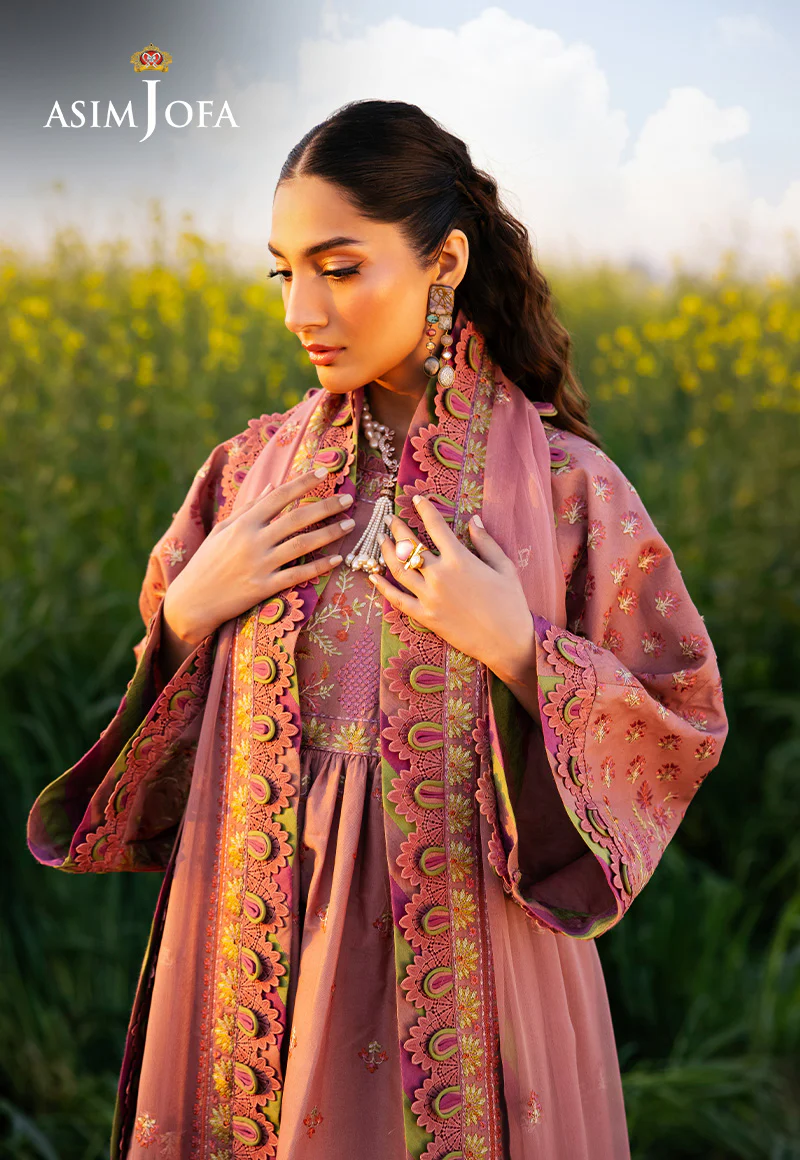AJELL-16 EMBROIDERED LAWN 3 PCS - Image 7