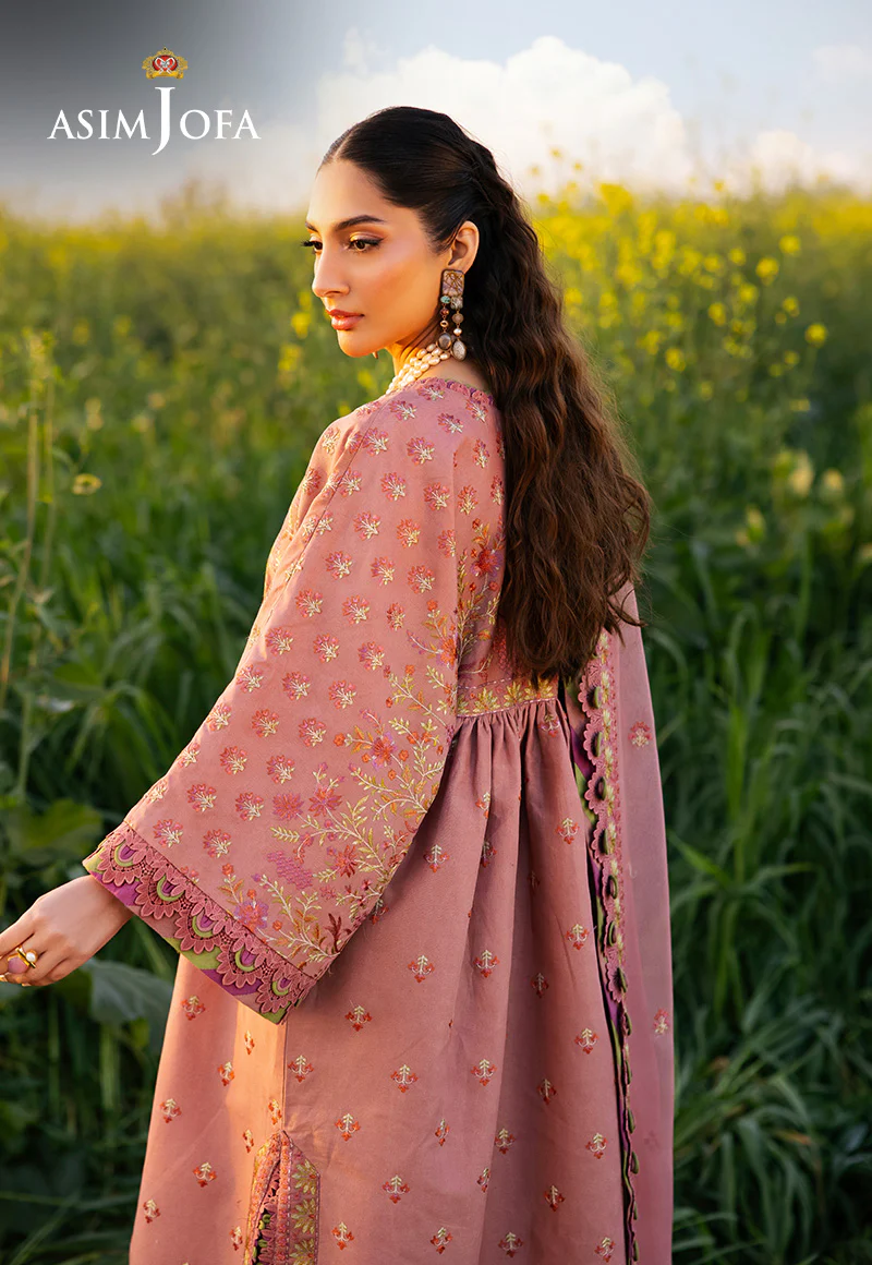 AJELL-16 EMBROIDERED LAWN 3 PCS - Image 8