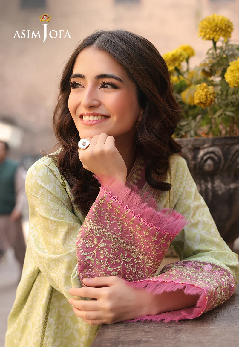 AJUBF-29 PRINTED EMBROIDERED LAWN 2 PCS - Image 3