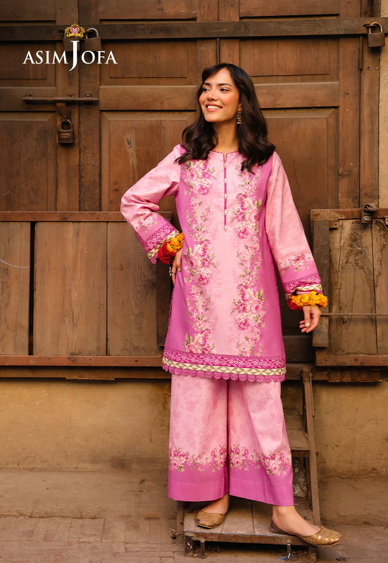 AJUBF-59 DIGITAL PRINTED LAWN 2 PCS - Image 3