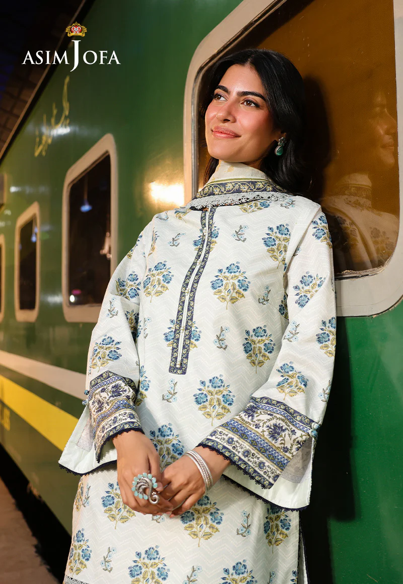 AJUBF-68 DIGITAL PRINTED LAWN 3 PCS - Image 5