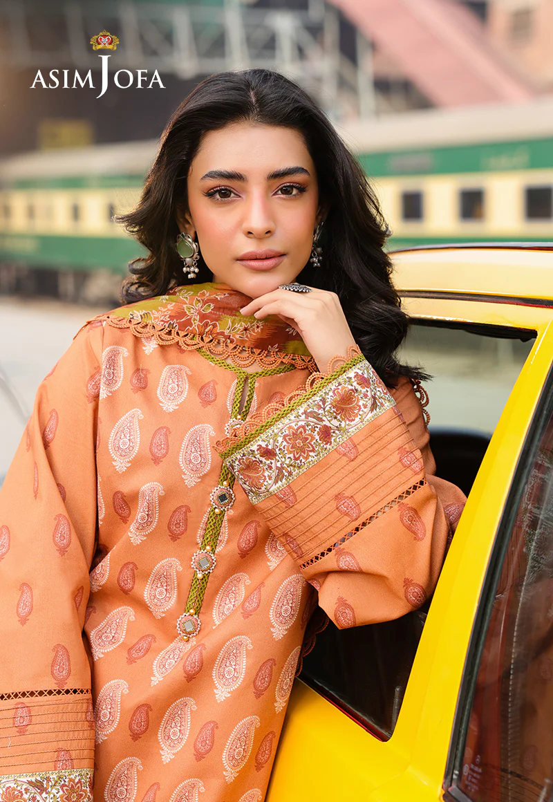 AJUBF-70 DIGITAL PRINTED LAWN 3 PCS - Image 2