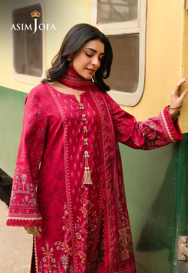 AJUBF-84 DIGITAL PRINTED LAWN 3 PCS - Image 2