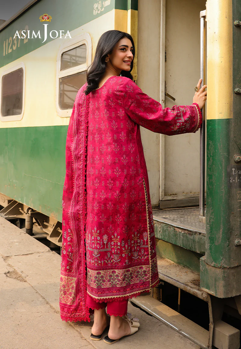 AJUBF-84 DIGITAL PRINTED LAWN 3 PCS - Image 3