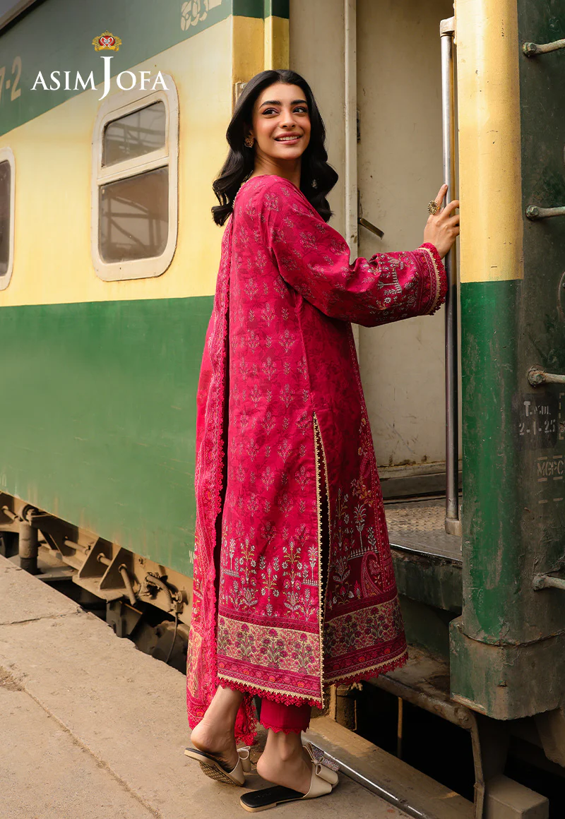 AJUBF-84 DIGITAL PRINTED LAWN 3 PCS - Image 6